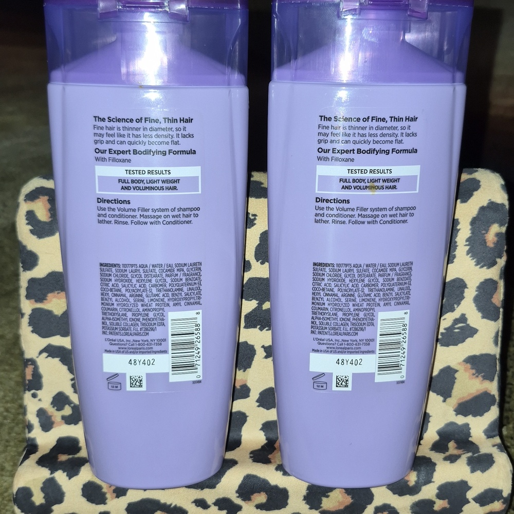 L'Oreal Elvive Volume Filler Volumizing Shampoo - Light Purple - Picture 2 of 3